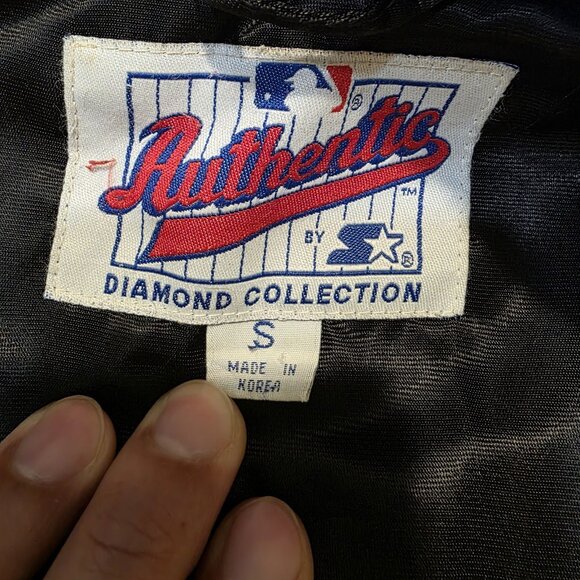 VTG 90's Starter Diamond Collection Pittsburgh Pirates MLB Satin Jacket Men’s S - Picture 8 of 11